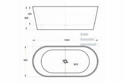 DOLPHIN Thin Edge Bathroom Round Oval Free Standing Acrylic Bath Tub 1500mm&1700mm -Bathroom Supplies Sales Store 1115 1200x800 1