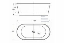DOLPHIN Thin Edge Bathroom Round Oval Free Standing Acrylic Bath Tub 1500mm&1700mm -Bathroom Supplies Sales Store 1117 1200x800 1