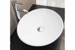 Designer Above Counter Large Oval Bathroom Vanity Ceramic Basin Sink Bowl 1130