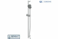 Greens Textura Shower Rail -Bathroom Supplies Sales Store 1830003 Textura Rail Shower Brushed Stainless 1 1200x800 2