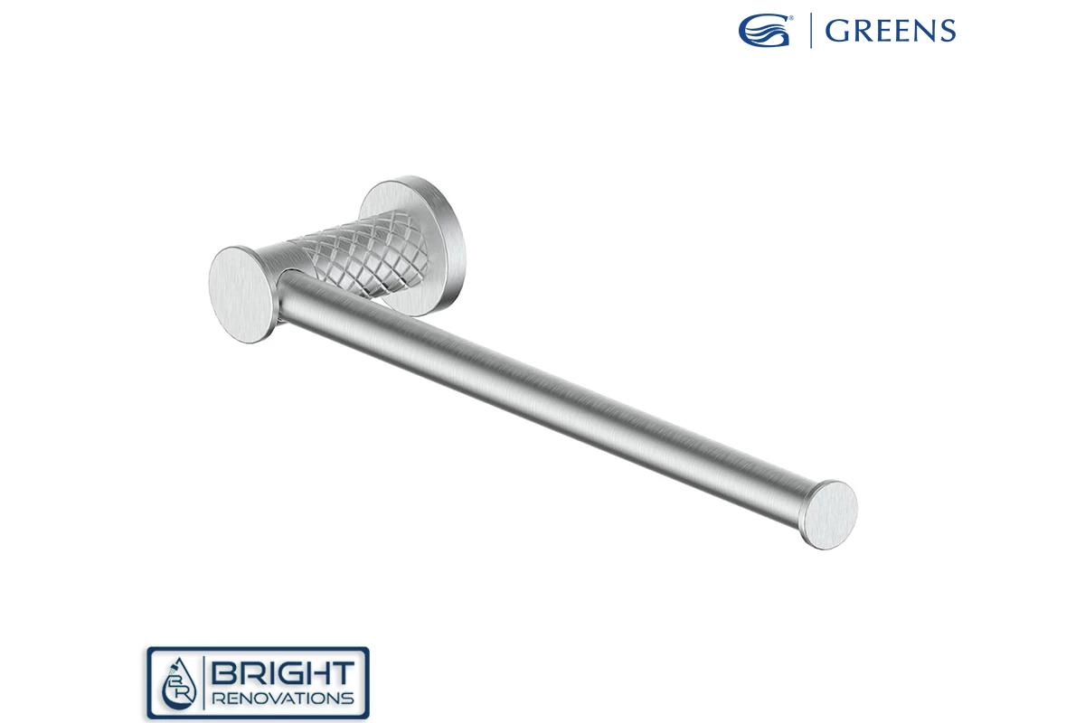 Greens Textura Hand Towel Holder 3 Greens Textura Hand Towel Holder