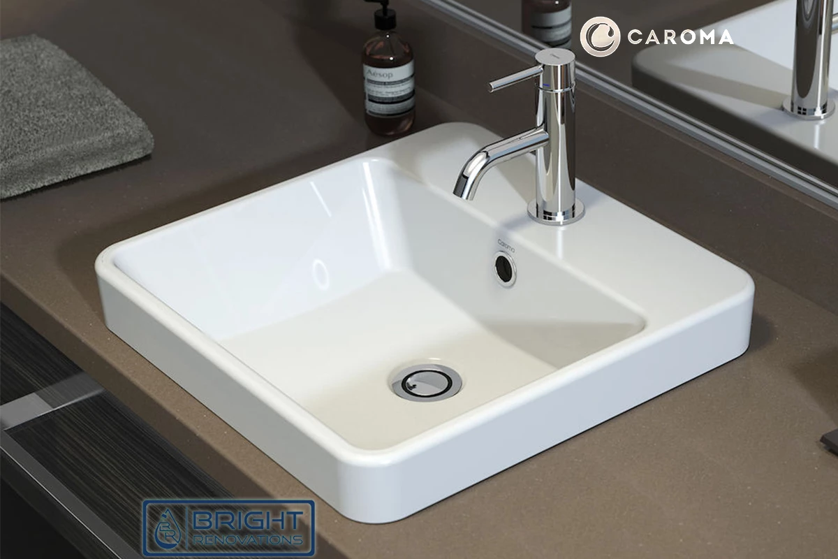 Caroma Carboni Seamless Inset Basin 5 Caroma Carboni Seamless Inset Basin - Image 3
