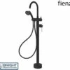 Fienza Eleanor Floor Bath Filler Matte Black -Bathroom Supplies Sales Store 202113BK 1200x800 1