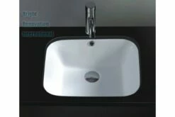 Brand New UnderMount Bathroom Vanity Square Bench Top Ceramic Basin B202
