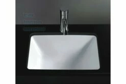Brand New UnderMount Bathroom Vanity Square Bench Top Ceramic Basin C202