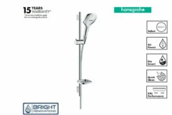 Hansgrohe Raindance Select E Shower Set 120 3jet EcoSmart With Shower Bar 65 Cm And Soap Dish