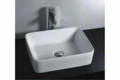 Brand New Above Counter Bathroom Vanity Square Bench Top Ceramic Basin B582