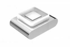 OSCAR Solid Brass Chrome Soap Dish, Quality Bathroom Accessory