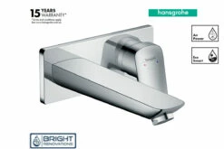 Hansgrohe Logis Single Lever Basin Mixer Wall-mounted With Spout 19.5 Cm