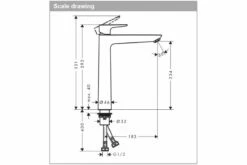 Hansgrohe Talis E Single Lever Basin Mixer 240 7 Hansgrohe Talis E Single Lever Basin Mixer 240 -Bathroom Supplies Sales Store 71717003 specs 1200x800 1