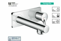 Hansgrohe Talis S Single Lever Basin Mixer Wall-mounted With Spout 16.5 Cm