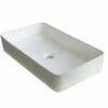 Large Bathroom Above Counter Square Vanity Ceramic Basin 8414, 600WX340DX110H -Bathroom Supplies Sales Store 8414 1 1200x800 1
