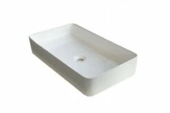 Large Bathroom Above Counter Square Vanity Ceramic Basin 8414, 600WX340DX110H
