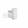 Designer MILAN Bathroom Accessory Square Towel Single Robe Hook -Bathroom Supplies Sales Store ACC M01W 1200x800 1