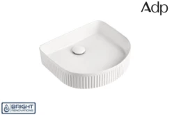 ADP Arch Fluted Above Counter Ceramic Basin