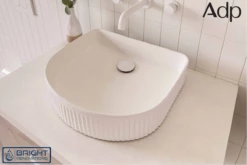 ADP Arch Fluted Above Counter Ceramic Basin -Bathroom Supplies Sales Store Arch20fluted 4 1200x800 1