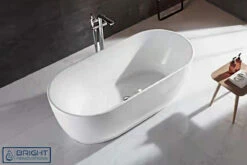 Sorrento Bathroom Round Oval FreeStanding Acrylic BathTub 1500MM&1700MM -Bathroom Supplies Sales Store BTU SORRENTO202 1200x800 1