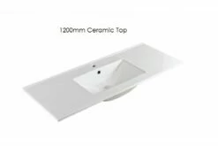 LEO Textured Rural Oak Wood Grain Vanity, Hidden Handle 1200mm -Bathroom Supplies Sales Store Ceramic20Top201200mm20 1200x800 5