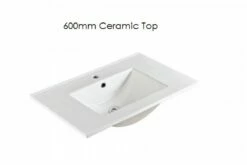 LEO Textured Rural Oak Wood Grain Vanity, Hidden Handle 600mm 16 LEO Textured Rural Oak Wood Grain Vanity, Hidden Handle 600mm -Bathroom Supplies Sales Store Ceramic20Top20600mm 1200x800 4