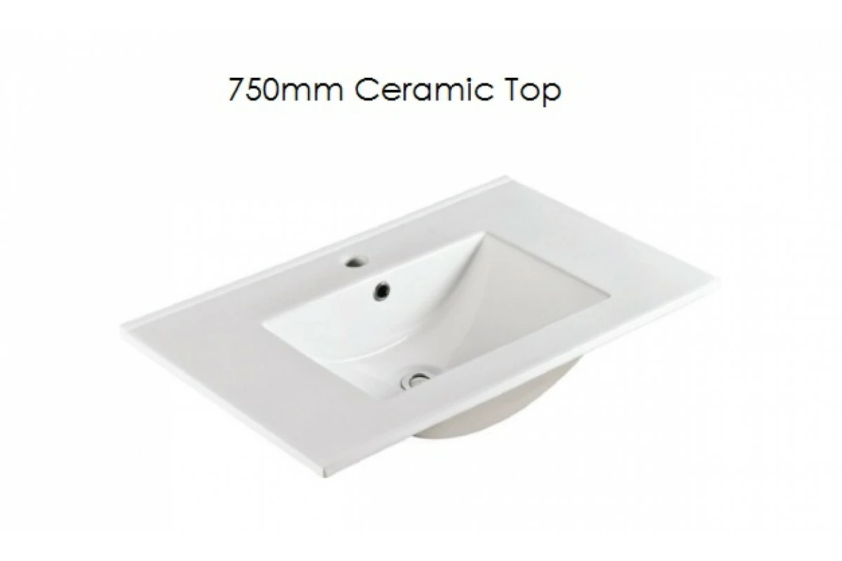 REVO Bathroom White Double Drawer Vanity 750MM 8 REVO Bathroom White Double Drawer Vanity 750MM - Image 6