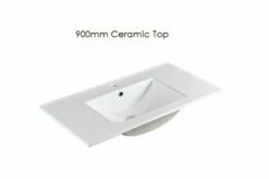 GLEN Bathroom White Finger Pull Hidden Handles Vanity 900mm 15 GLEN Bathroom White Finger Pull Hidden Handles Vanity 900mm -Bathroom Supplies Sales Store Ceramic20Top20900mm20 1200x800 4