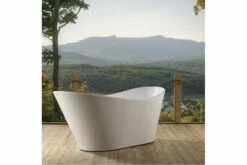 Designer SEAL Thin Edge Bathroom Freestanding Acrylic BathTub 1800MM