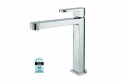 Designer ECCO Oval Bathroom WELS Tall High Basin Flick Mixer Tap Faucet