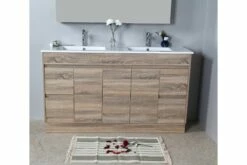 GRACE 1500 Textured Rural Oak Wood Grain Vanity,Hidden Handle 15 GRACE 1500 Textured Rural Oak Wood Grain Vanity,Hidden Handle -Bathroom Supplies Sales Store GRACE20FLOOR201500 2 1200x800 1