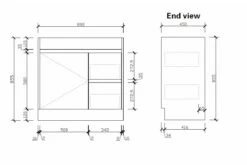 GRACE 900 Textured Rural Oak Wood Grain Vanity,Hidden Handle 15 GRACE 900 Textured Rural Oak Wood Grain Vanity,Hidden Handle -Bathroom Supplies Sales Store GRACE20FLOOR2090020SPECS 1200x800 1