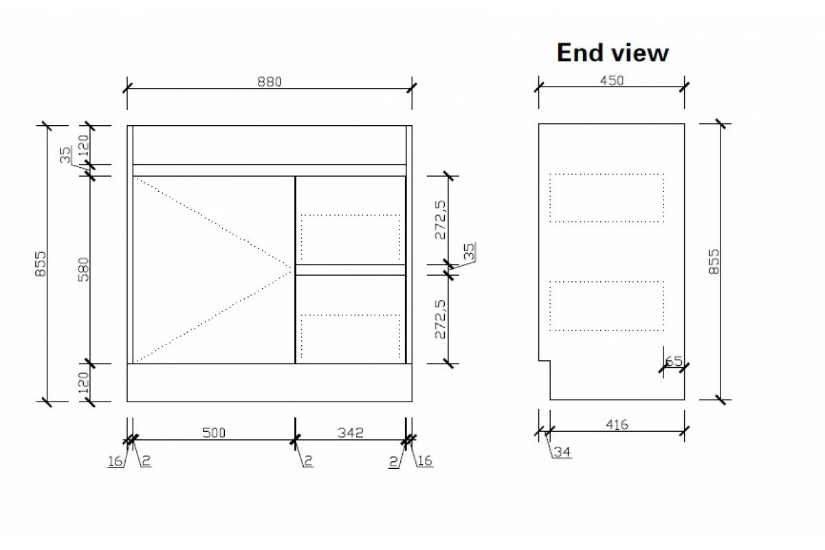 GRACE 900 Textured Rural Oak Wood Grain Vanity,Hidden Handle 6 GRACE 900 Textured Rural Oak Wood Grain Vanity,Hidden Handle - Image 4