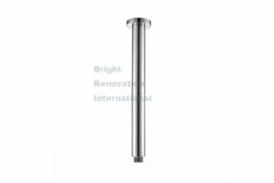 ROUND Ceiling Solid Brass Chrome Shower Arm