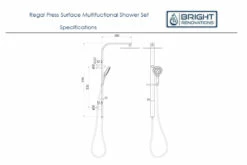 Regal Round Press Surface Multifuctional Shower Set -Bathroom Supplies Sales Store PHC74167R S 1200x800 1