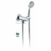WELS Bathroom Round Hand Held Shower Rose With Wall Fixed Holder -Bathroom Supplies Sales Store RD HAND SHOWER NO RAIL 1200x800 1