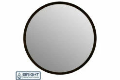 Sylinn Round Mirror With Matte Black Frame 750mm