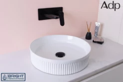 ADP Round Fluted Above Counter Ceramic Basin -Bathroom Supplies Sales Store Round20Fluted 2 1200x800 1