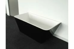 STARFISH BLACK BACK TO WALL Bathroom Square Freestanding Acrylic BathTub-1500MM&1700MM 8 STARFISH BLACK BACK TO WALL Bathroom Square Freestanding Acrylic BathTub-1500MM&1700MM -Bathroom Supplies Sales Store SHARK20BLACK20B 1200x800 2