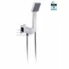 WELS Bathroom SQUARE Hand Held Shower Rose On A Fixed Holder -Bathroom Supplies Sales Store SQ HAND SHOWER NO RAIL 1200x800 1