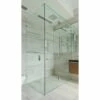 865MM Frameless Shower Screen With 10mm Toughen Glass Panels