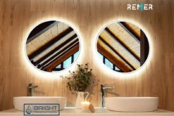 Remer Sphere LED Mirror With Backlit 600/800mm