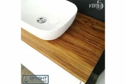 Fifth Avenue Benchtop Options (Stone & Timber Top Only) -Bathroom Supplies Sales Store Teak Timber Benchtop in 1200x800 1