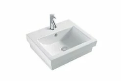 Brand New Above Counter/Half Drop In Bathroom Vanity Bench Top Ceramic Basin 022BC