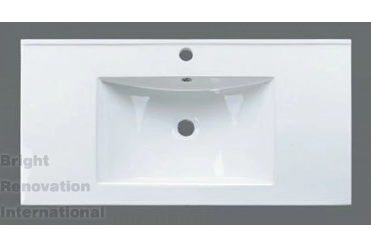 GLEN Bathroom White Finger Pull Hidden Handle Vanity 1000mm 5 GLEN Bathroom White Finger Pull Hidden Handle Vanity 1000mm - Image 3