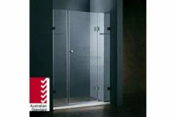 Frameless Shower Screen 10mm Tempered Toughen Glass Panels Wall To Wall 1800mm