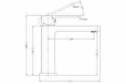 New Celia Straight Body WELS Bathroom Basin Flick Mixer Tap Faucet -Bathroom Supplies Sales Store YSW3015 02M 1200x800 1