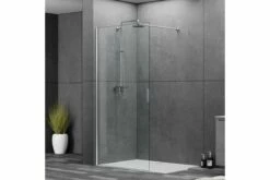 U Brackets/Channel Frameless Walk In Shower Fixed Panel 10mm Toughen Glass 1500x2000 -Bathroom Supplies Sales Store channel20chrome 1200x800 6