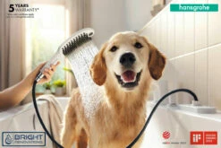 Hansgrohe Dogs Hand Shower 150 3jet Select -Bathroom Supplies Sales Store dog20shower2020img1 1200x800 1