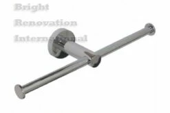 Bathroom Round ROYAL Accessory Brass Chrome Double Toilet Pape Roll Holder