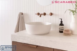 Glam Round Above Counter Ceramic Basin -Bathroom Supplies Sales Store glam mp4 1200x800 1