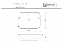 Seima Limni Inset Basin -Bathroom Supplies Sales Store pacto 530 diag 1200x800 1